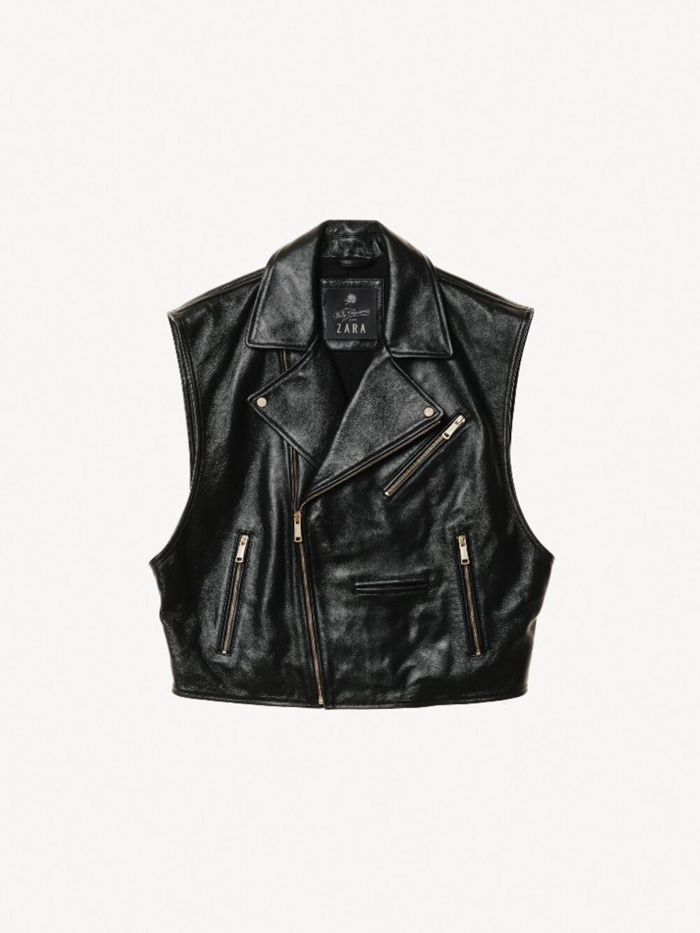 LEATHER BIKER VEST WILLY CHAVARRIA X ZARA  (Sold Out)